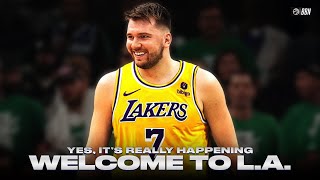 LUKA DONCIC WELCOME TO THE LAKERS!!