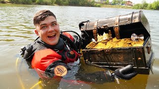 Found Treasure Chest Underwater! What's inside?