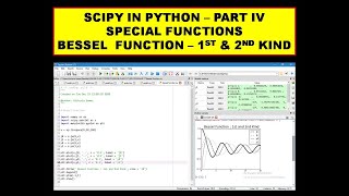SCIPY in Python| Part - 6|Special Functions in Scipy - BESSEL FUNCTION(First & Second Kind)