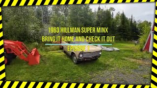 1963 Hillman Super Minx Bringing it Home Episode 1