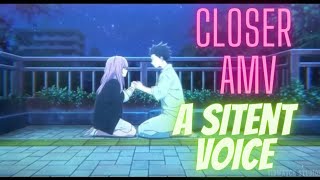 Closer anime। Closer [AMV] A SILENT VOICE । CLOSER - @THECHAINSMOKERS (ft. @halsey)