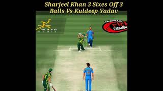 Sharjeel Khan 3 Sixes Off 3 Balls Vs India | IND vs PAK | WCC2 | #cricket #shorts