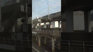 【車窓〜train view〜】〜新快速姫路駅発車後に黄色いあのこをチラ見する〜新幹線並走区間〜ジョイント音＆アナウンスを添えて〜