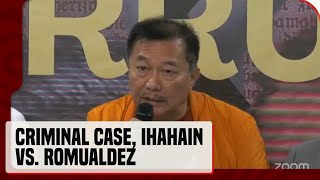 Criminal case vs. Romualdez, ihahain ng CCW kaugnay ng umano'y falsified insertions sa budget