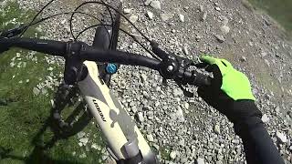 ascending the pony track on the ebike, full riding. (Helvellyn)