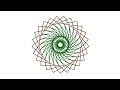 Simple Python Turtle Graphic and Code   E Spirograph 10