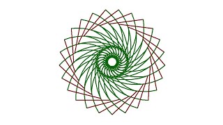 Simple Python Turtle Graphic and Code E Spirograph 10