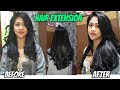 Hair extension rambut langsung panjang dan tebal | lopez teopoluz