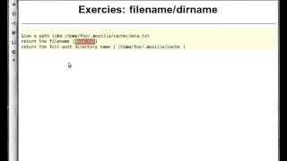Beginner Perl Maven tutorial: 10.16 - Exercise split path - filename/dirname