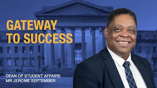 Welcome message by the Dean of Students