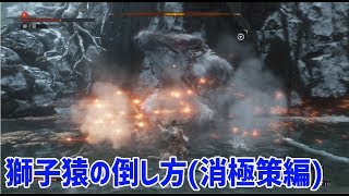 【SEKIRO/隻狼攻略】落ち谷「獅子猿」消極策での倒し方