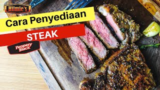 Cara Penyediaan STEAK menggunakan HILMIE'S Peppery Black