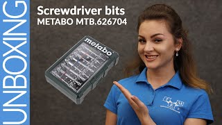 METABO 626704000 - Screwdriver bits - UNBOXING