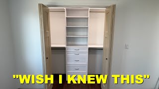 “ClosetMaid Modular Closet Install: 3 Things I Wish I Knew First”