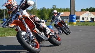 KTM Project 2 (690 smc-R vs 450 exc) Supermotard