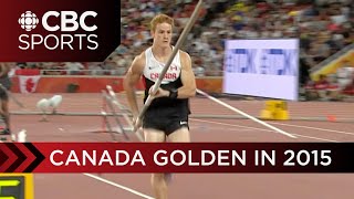 Shawn Barber brings home pole vault gold for Canada at Beijing 2015 World Championships