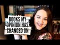 Books My Opinion Has Changed On | top 5 wednesday