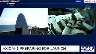Axiom, SpaceX Launch First All-Private Mission to the International Space Station
