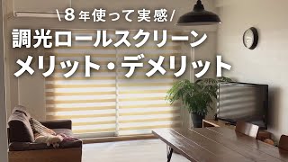 【リアルな感想】調光ロールスクリーン メリット・デメリット｜TOSO｜ビジックライト｜ウッドルック｜マンション暮らし