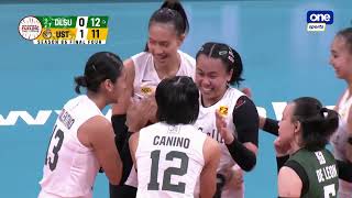 DLSU EXECUTES 10-0 RUN vs UST 🎯 | UAAP SEASON 86 WOMEN'S VOLLEYBALL