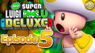New Super Luigi U Deluxe Gameplay Walkthrough - Episode 5 - Soda Jungle 100%!