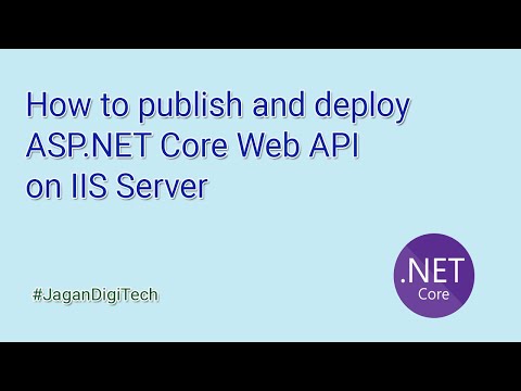 How To Publish And Deploy ASP NET Core Web API On IIS Server - YouTube