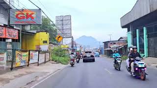 Suasana Pagi di Jalan Raya Ciampea Bogor