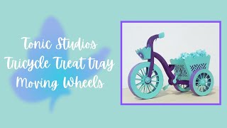 Tonic Studios Tricycle Treat Tray with Moving Wheels