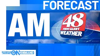 48 First Alert Forecast: Early clouds \u0026 cool 40s Thursday