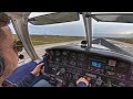 Piper PA-28 Cherokee Smooth Touch & Go at LCA Airport | Cockpit View GoPro 7 |  ATC Comms