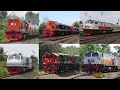 Kompilasi Suara Klakson Lokomotif CC Indonesia = Compilation of Indonesian CC Locomotive Horn Sounds