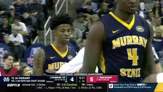 2019 Murray St vs Belmont Ja Morant 36pts