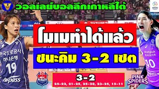 โมเมทำได้ ชนะ ทีมคิม 3-2 เซต มันส์มาก ลีกเกาหลีใต้