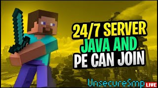 Minecraft Public Smp Live 24/7 Smp Everyone Can Join The Smp