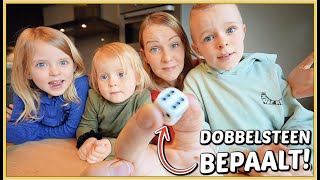 DOBBELSTEEN BEPAALT WAT WE GAAN DOEN VANDAAG 🎲 | Bellinga Vlog #2334