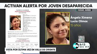 Activan alerta por joven desaparecida