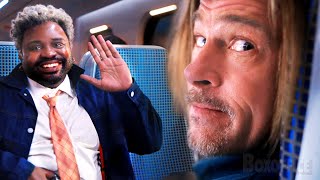 Brad Pitt jokes and fights in the quiet car | Bullet Train | CLIP