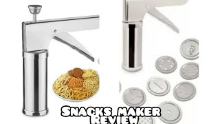 Snacks maker review/ muruku achu review in tamil