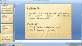 SINGLE PASS ASSEMBLER