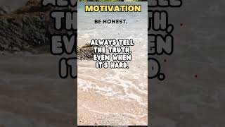 BE HONEST #motivationalfacts