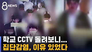 집단감염 학교 CCTV 보니…'턱스크' 학생 수두룩 / SBS