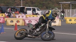 2019 11 17 MFJ Moto Gymkhana B  1 Ray 選手 DR-Z400SM h 1