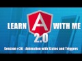 Angular 2 (Angular 4)  - Animation with States and Triggers