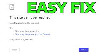 6 2024 Fix Localhost Refused To Connect In Google Chrome Windows 10 11