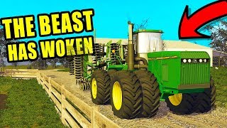 JD 8970 FIRST DAY ON THE JOB! PULLING 50FT DISK | FARMING SIMULATOR 2017