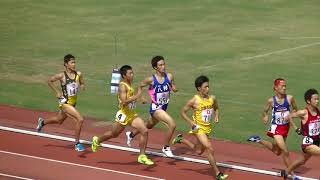 20180902福岡県高校新人陸上北部予選 男子800m決勝