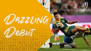 Jordan Petaia dazzles on debut for Australia at Rugby World Cup 2019