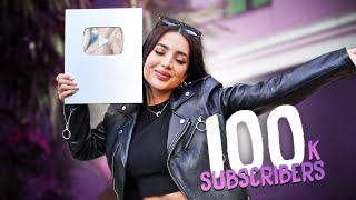 THANKS FOR 100K SUBS!! 🥳بالاخره لوح یوتیوبم اومد