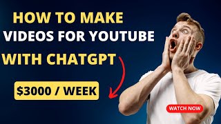 How To Use Chat GPT For YouTube Channel | How Chat GPT Can Make YouTube Videos & Earn Money