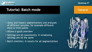 Tutorial video (General): "Batch mode"